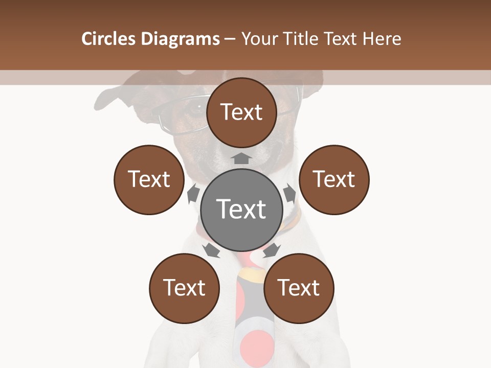 Glasses Document Pencil PowerPoint Template