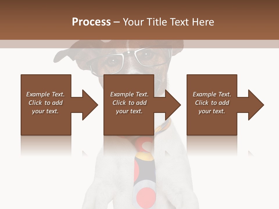 Glasses Document Pencil PowerPoint Template