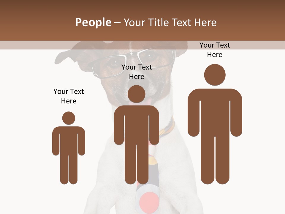 Glasses Document Pencil PowerPoint Template