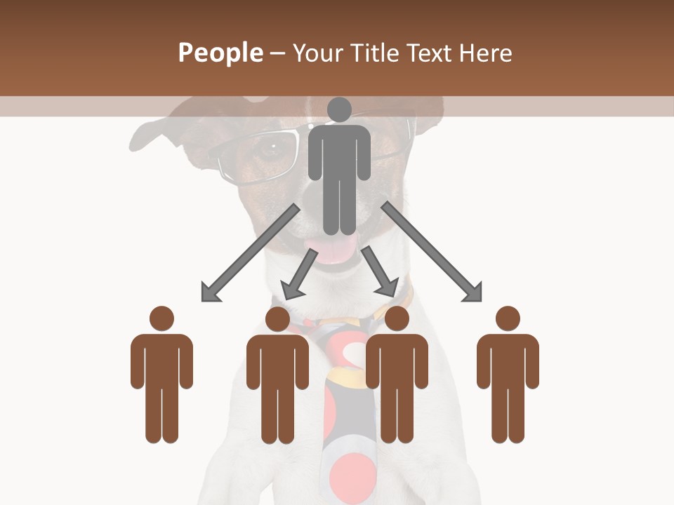 Glasses Document Pencil PowerPoint Template