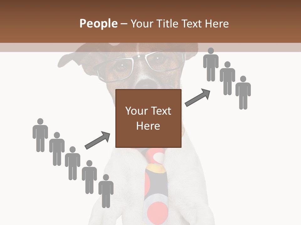 Glasses Document Pencil PowerPoint Template