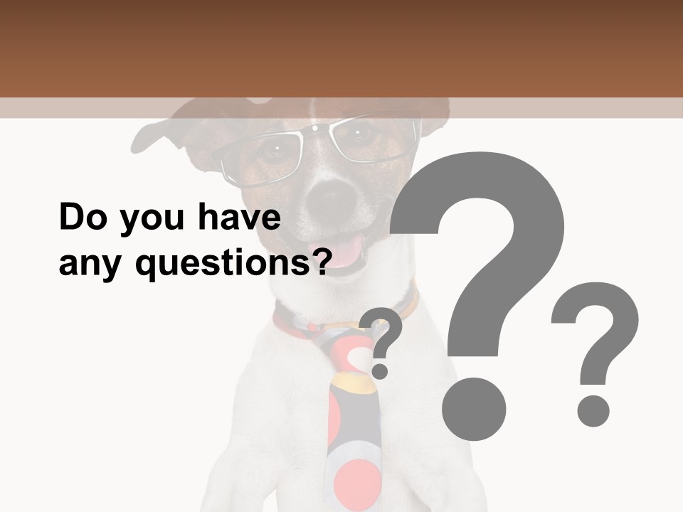 Glasses Document Pencil PowerPoint Template