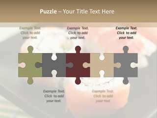 A Plate Of Sushi On A Bamboo Mat PowerPoint Template