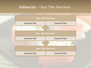 A Plate Of Sushi On A Bamboo Mat PowerPoint Template