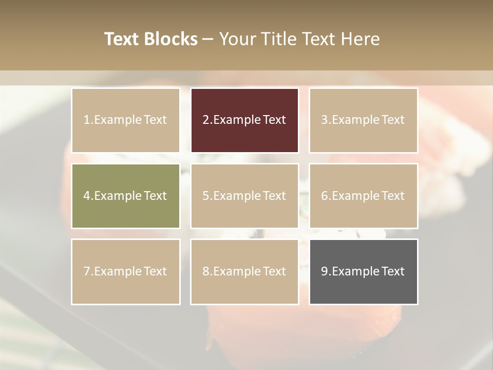 A Plate Of Sushi On A Bamboo Mat PowerPoint Template