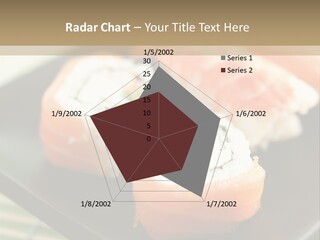 A Plate Of Sushi On A Bamboo Mat PowerPoint Template