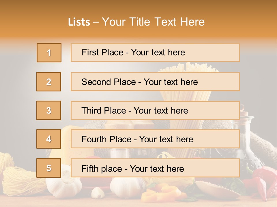 Dinner Chili Macaroni PowerPoint Template