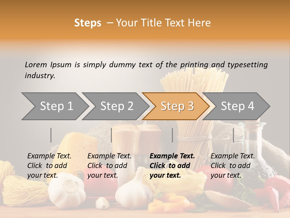 Dinner Chili Macaroni PowerPoint Template