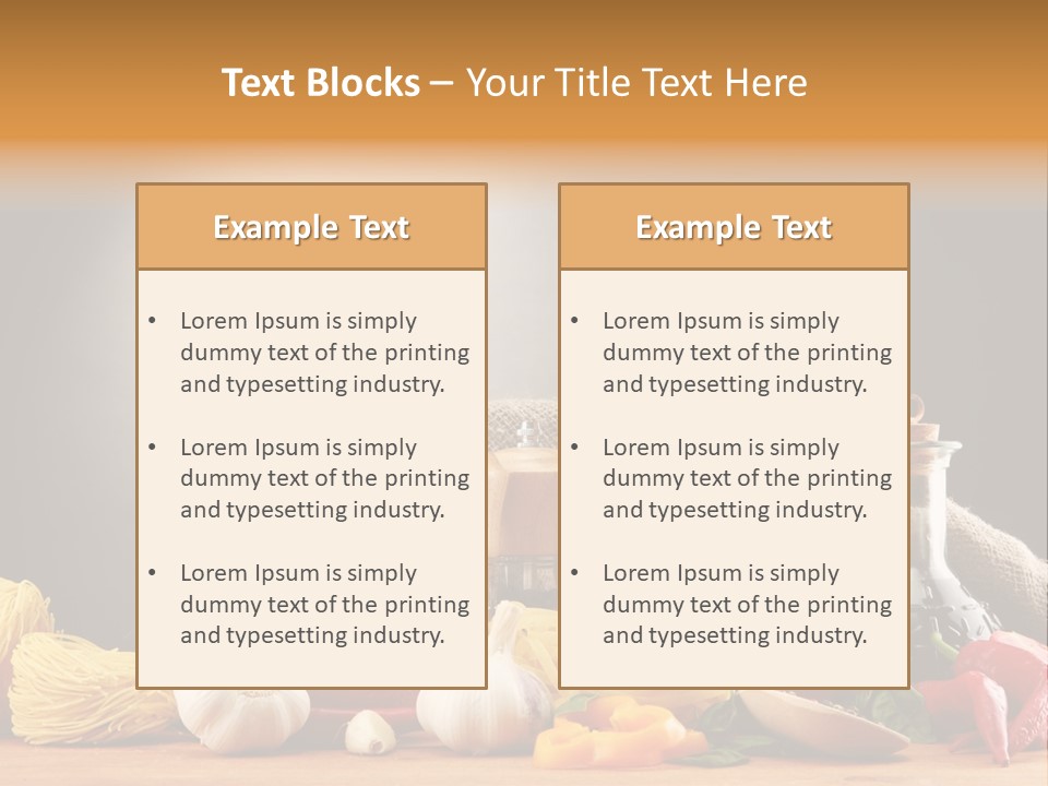 Dinner Chili Macaroni PowerPoint Template