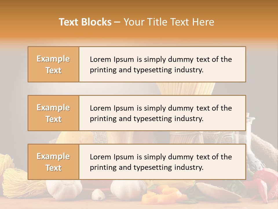 Dinner Chili Macaroni PowerPoint Template