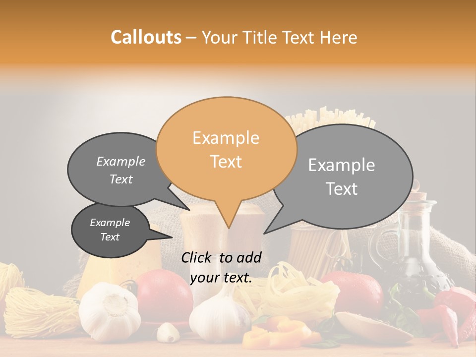 Dinner Chili Macaroni PowerPoint Template