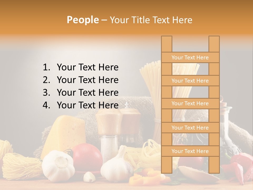 Dinner Chili Macaroni PowerPoint Template