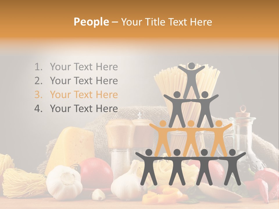 Dinner Chili Macaroni PowerPoint Template