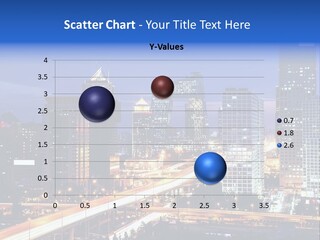 City Avenue Sunrise PowerPoint Template