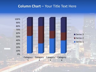 City Avenue Sunrise PowerPoint Template