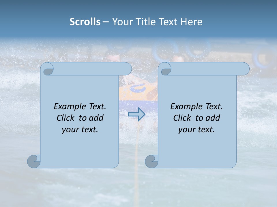 Rowboats Joy Sport PowerPoint Template