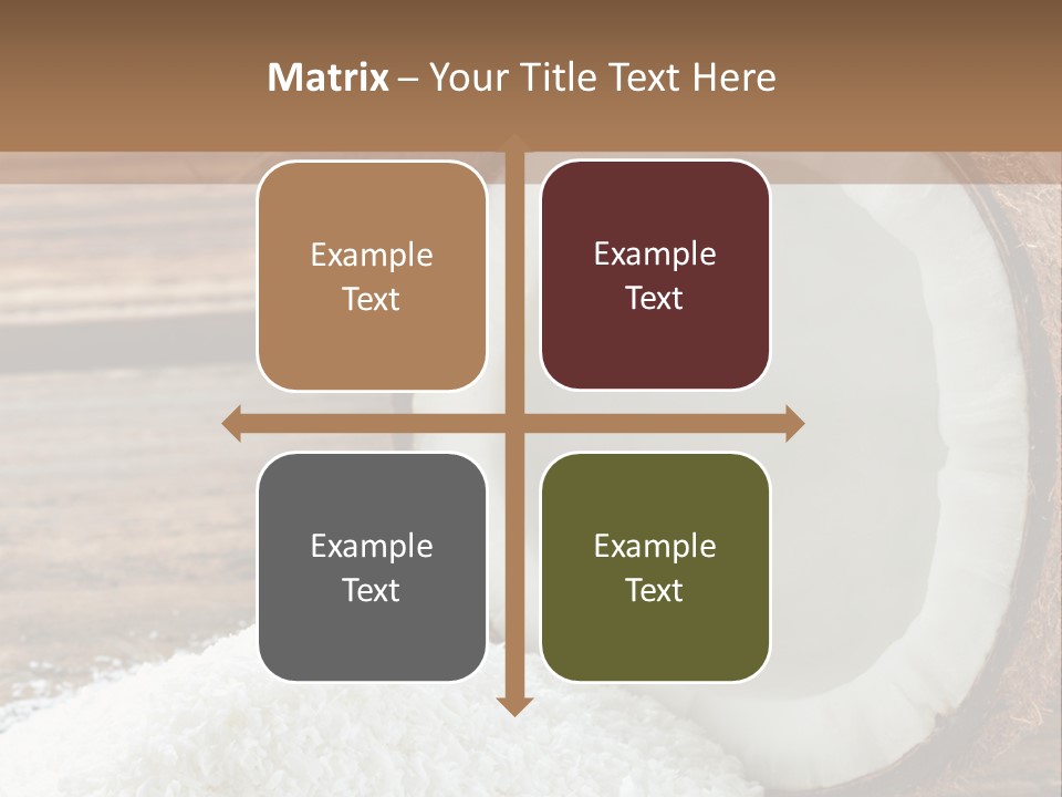 Husk Fruit Dry PowerPoint Template