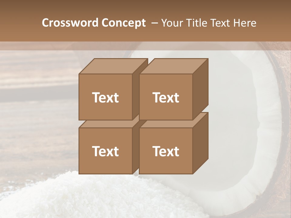 Husk Fruit Dry PowerPoint Template