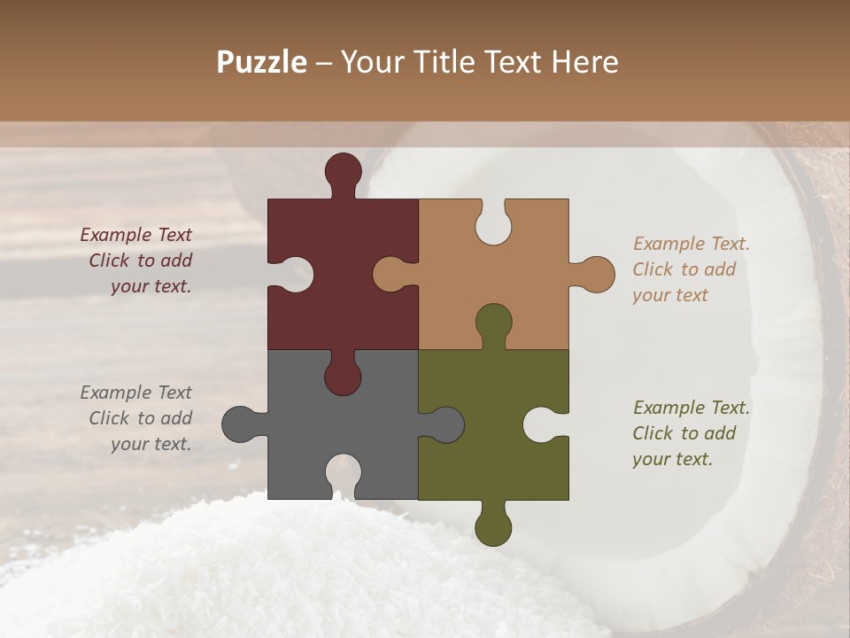 Husk Fruit Dry PowerPoint Template