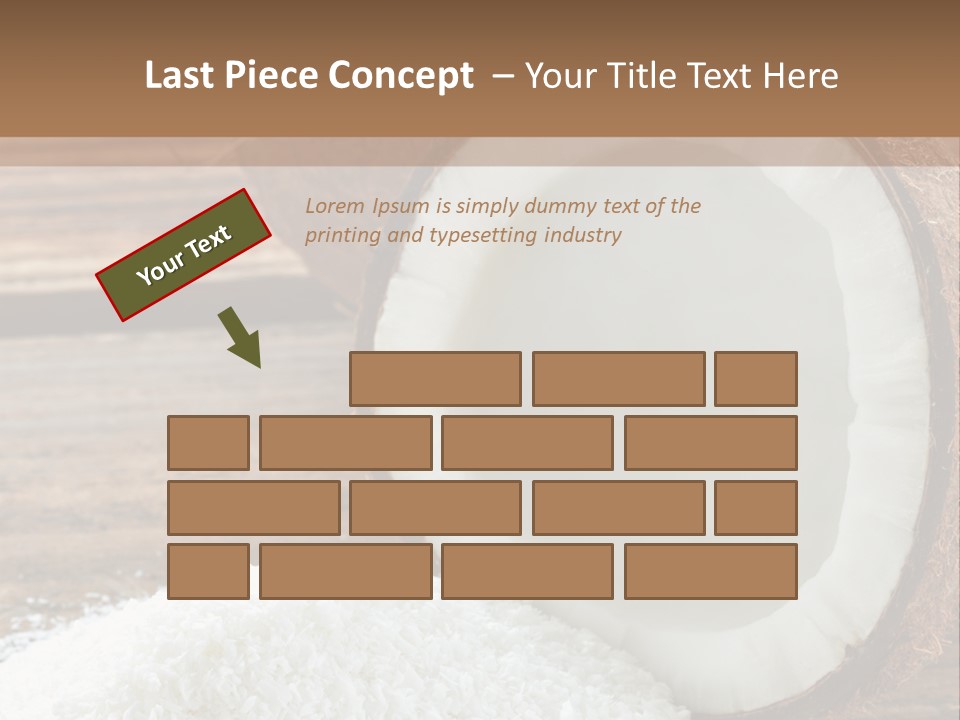 Husk Fruit Dry PowerPoint Template