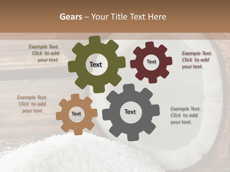 Husk Fruit Dry PowerPoint Template