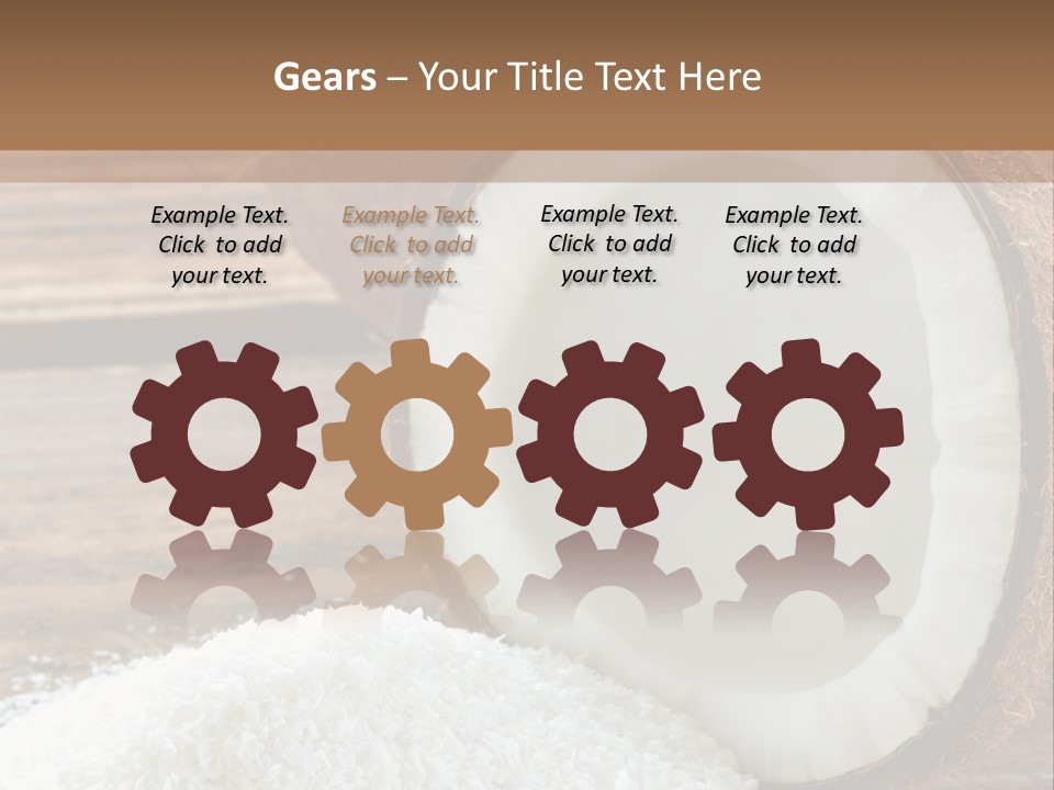 Husk Fruit Dry PowerPoint Template