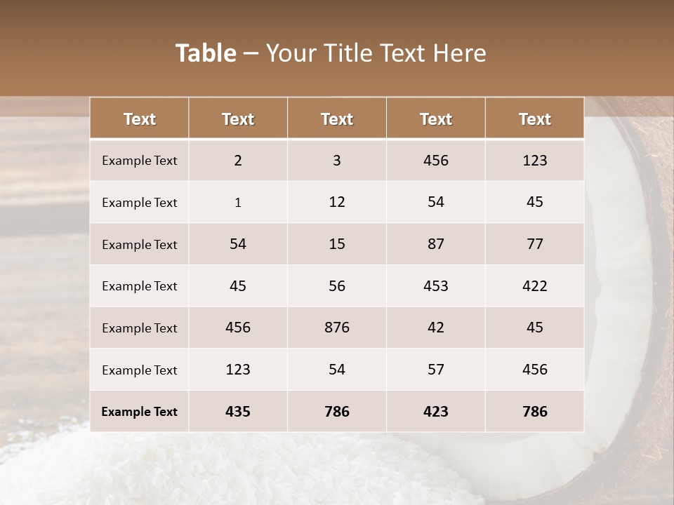 Husk Fruit Dry PowerPoint Template