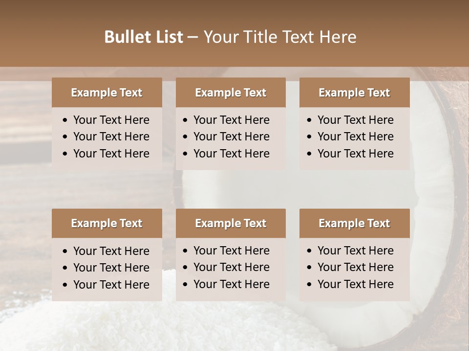 Husk Fruit Dry PowerPoint Template