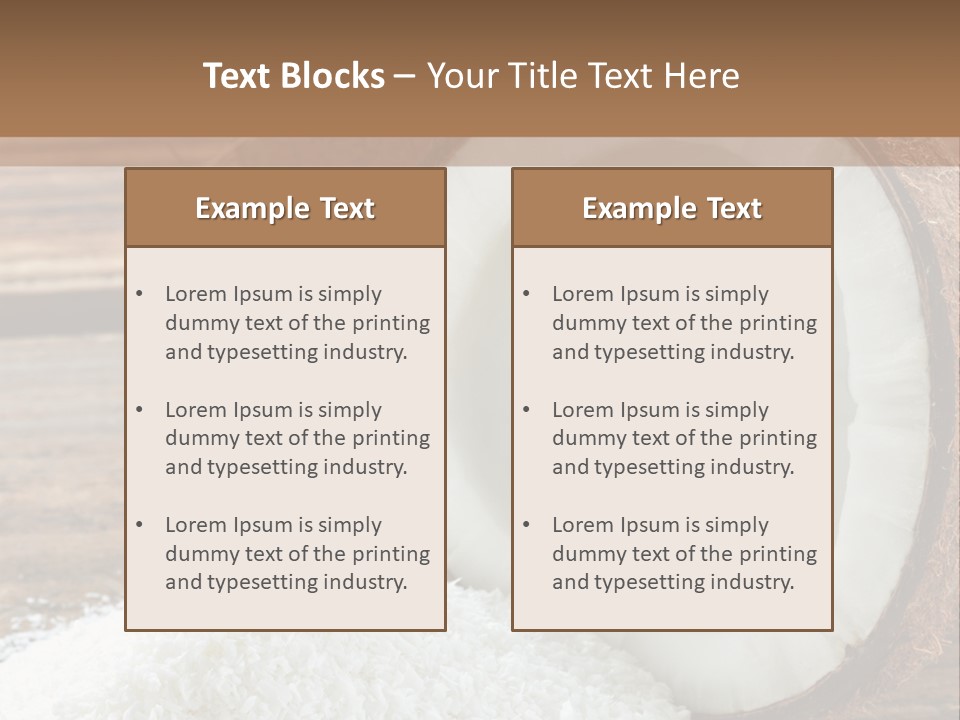 Husk Fruit Dry PowerPoint Template