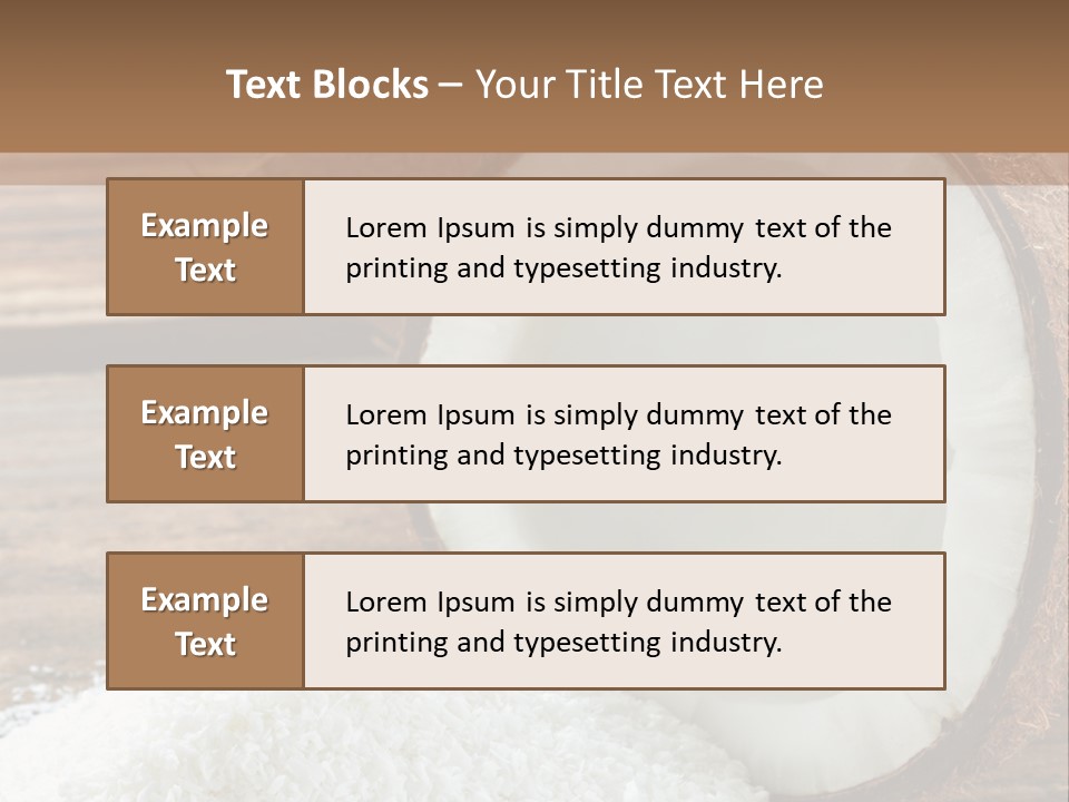 Husk Fruit Dry PowerPoint Template