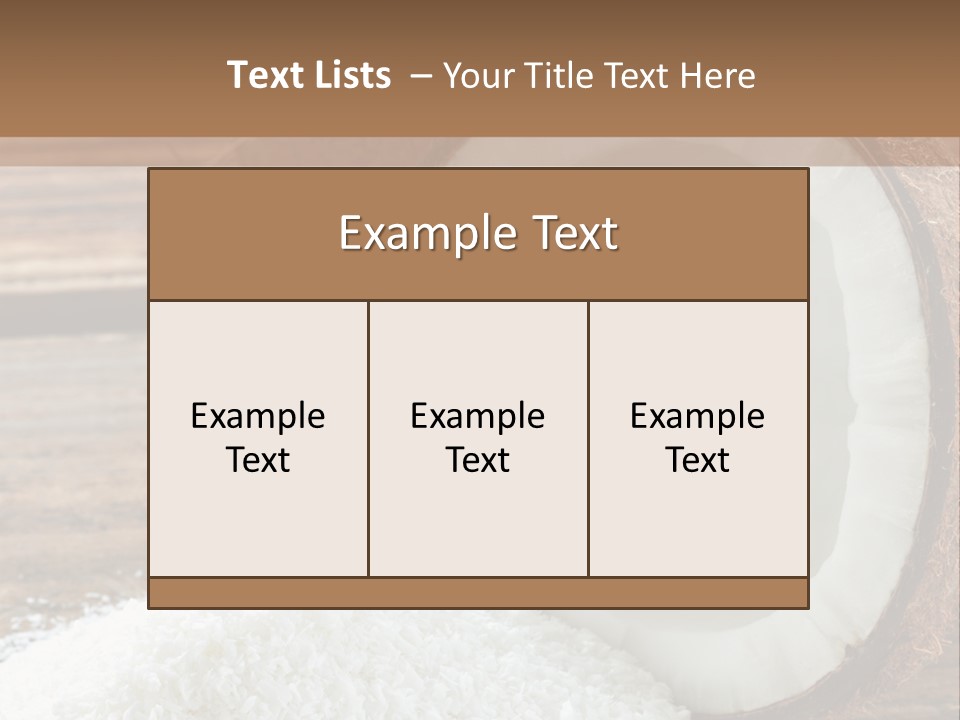 Husk Fruit Dry PowerPoint Template