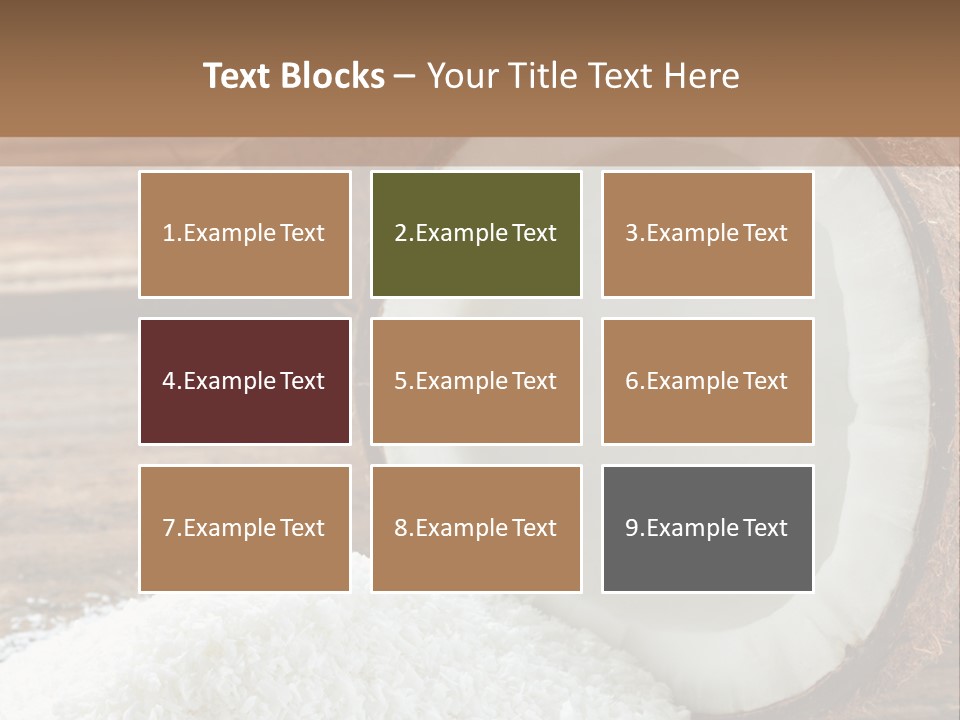 Husk Fruit Dry PowerPoint Template