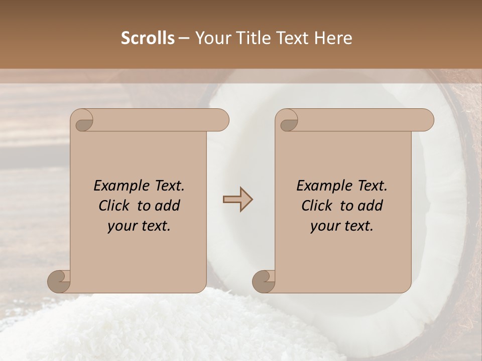 Husk Fruit Dry PowerPoint Template