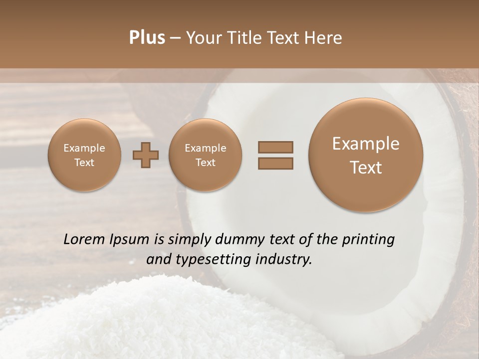 Husk Fruit Dry PowerPoint Template
