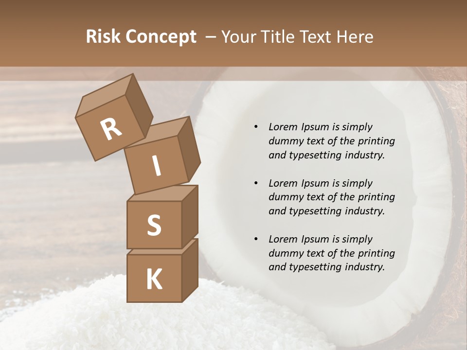 Husk Fruit Dry PowerPoint Template