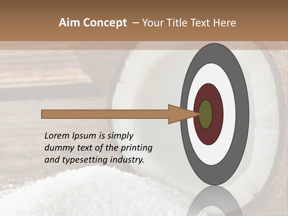 Husk Fruit Dry PowerPoint Template