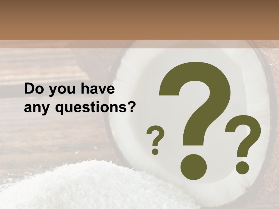 Husk Fruit Dry PowerPoint Template