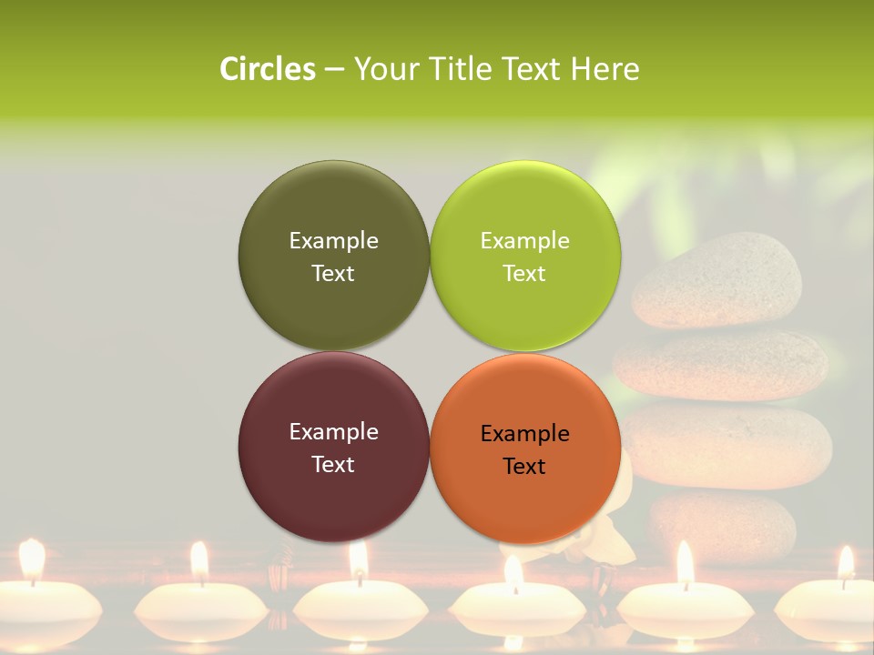 Peace Flower Leaf PowerPoint Template