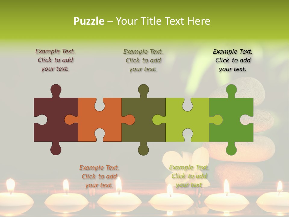Peace Flower Leaf PowerPoint Template