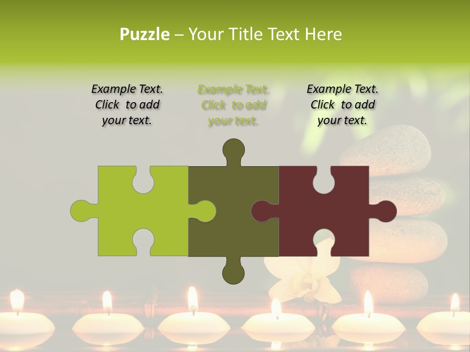 Peace Flower Leaf PowerPoint Template