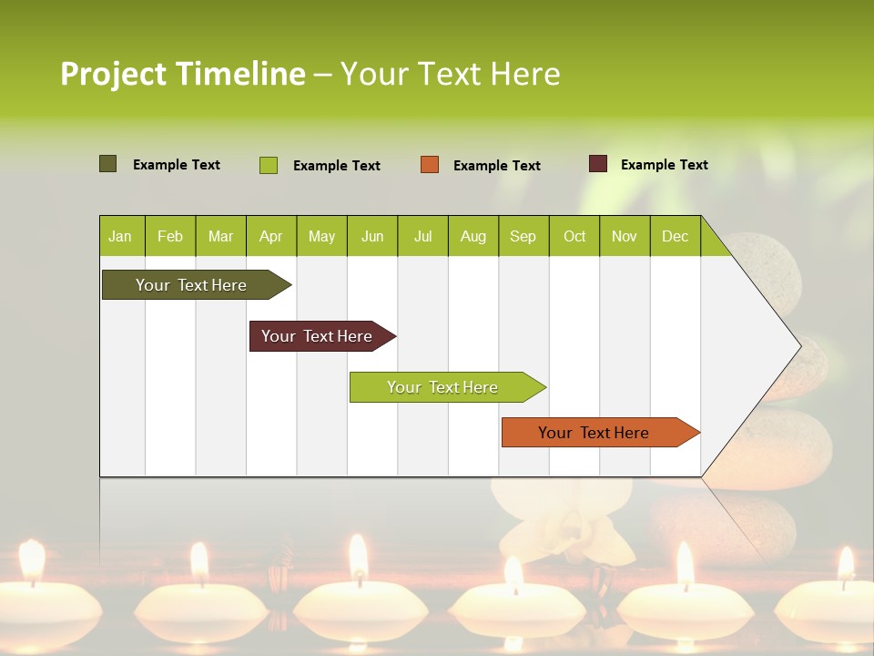 Peace Flower Leaf PowerPoint Template