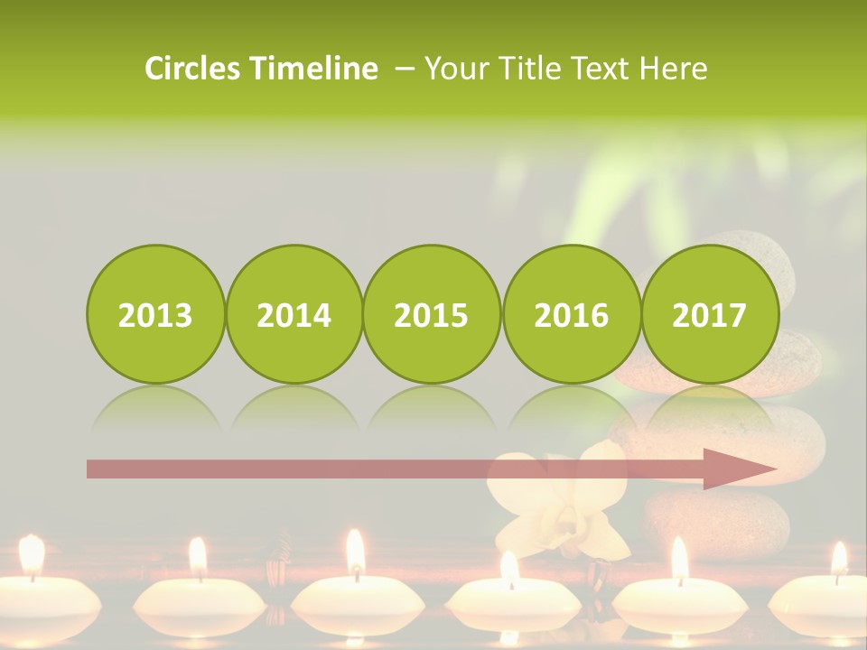 Peace Flower Leaf PowerPoint Template