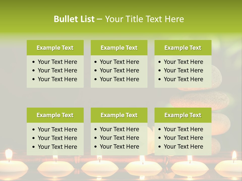 Peace Flower Leaf PowerPoint Template