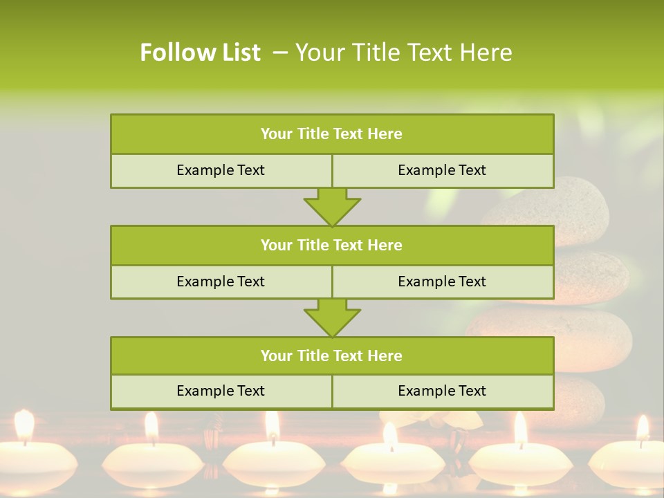 Peace Flower Leaf PowerPoint Template