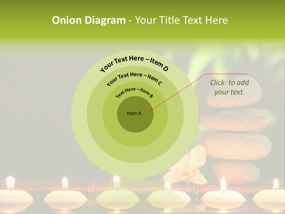 Peace Flower Leaf PowerPoint Template