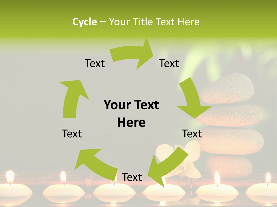 Peace Flower Leaf PowerPoint Template