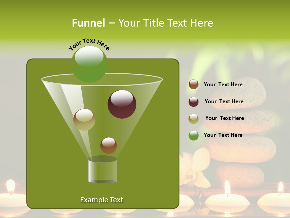 Peace Flower Leaf PowerPoint Template