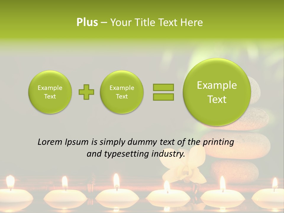 Peace Flower Leaf PowerPoint Template