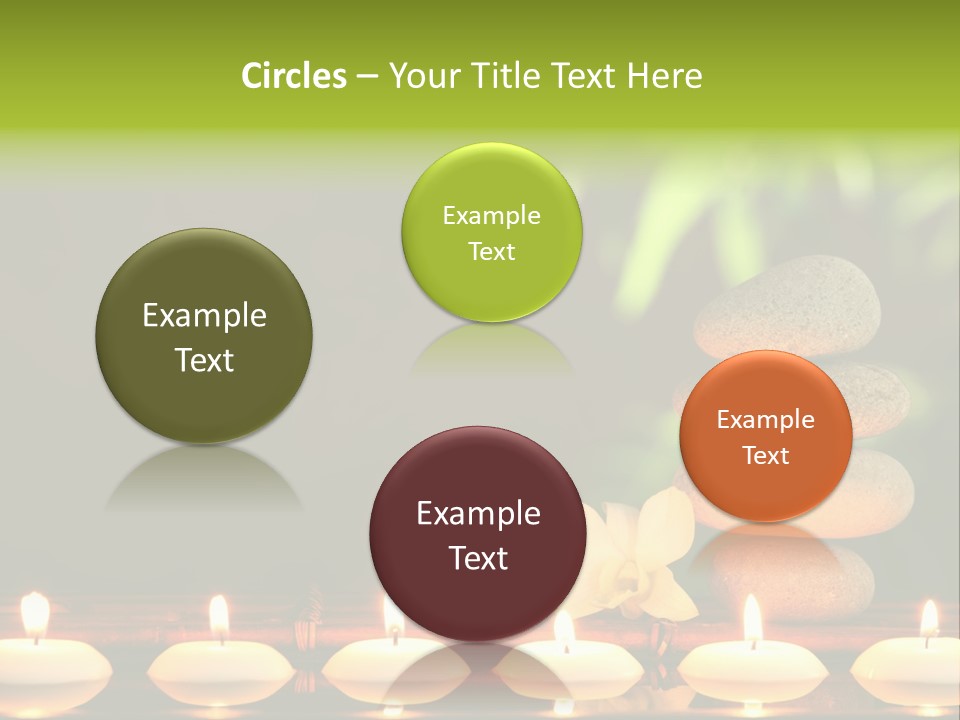 Peace Flower Leaf PowerPoint Template