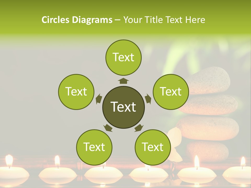 Peace Flower Leaf PowerPoint Template